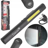 Lampa warsztatowa Tvardy LED COB 5W + UV + laser 400 lm USB-C IP44