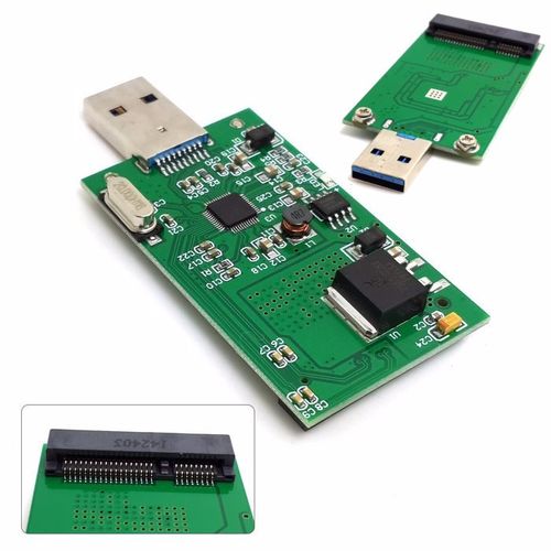 Adapter przejsciowka Mini PCI-E mSATA do USB 3.0 na Arena.pl