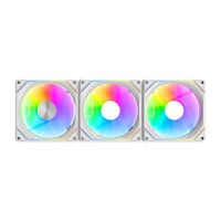 Wentylatory Darkflash Gauss G24 ARGB 3x120mm Białe Ciche DO PC
