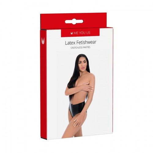 Me You Us Latex Crotchless Panties Small na Arena.pl