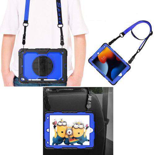 Etui do iPad 9/8/7 10.2” z Podstawką i Paskiem na Ramię Niebieskie na Arena.pl