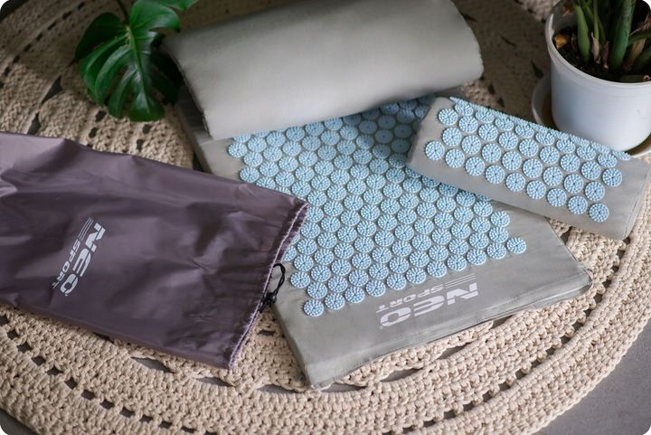 MATA DO AKUPRESURY Z KOLCAMI + PODUSZKA + TORBA zdjęcie 15