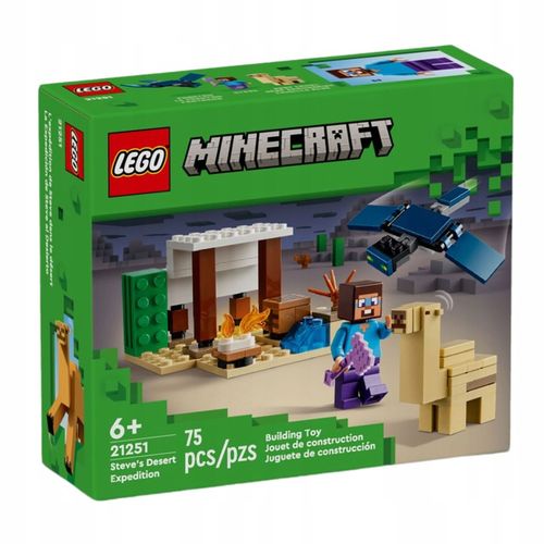 LEGO MINECRAFT Loch szkieletów 21189+Pustynna wyprawa Steva 21251 MAINCRAFT na Arena.pl