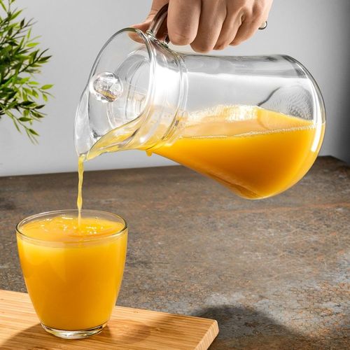 Dzbanek na Napoje Wodę Sok Lemoniadę do Napojów Szklany z Pokrywką 1,4l na Arena.pl