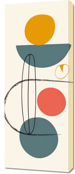 Obraz 40x100cm Równe Kompozycje zdjęcie 1