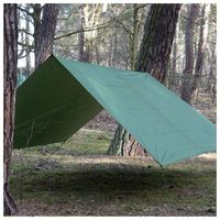 TARP Płachta Biwakowa Wodoodporna Termiczna Żagiel Przeciwsłoneczny 3 x 3 m