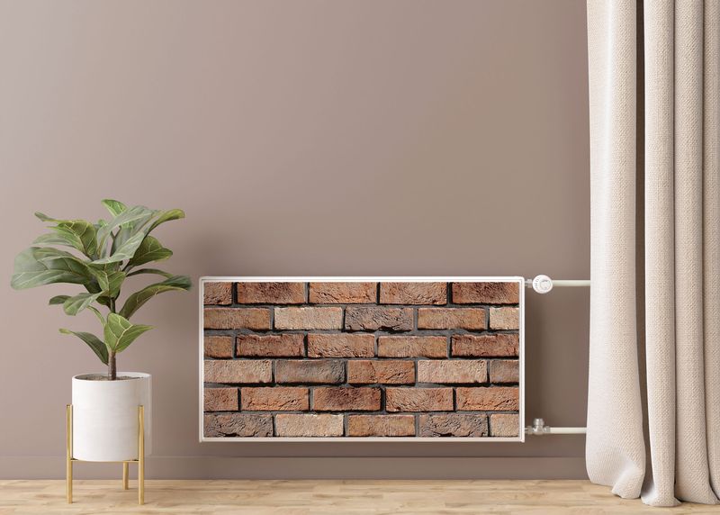 Maskownica MAGNETYCZNA Na Grzejnik Cegła Efekt 3D 80cm x 60cm zdjęcie 7