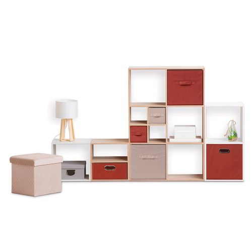 Pufa Kali 31x31cm Velvet beżowa na Arena.pl