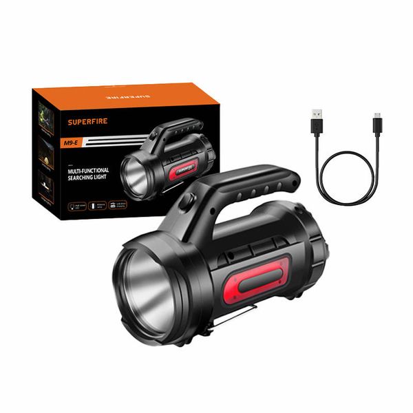 latarka szperacz superfire m9-e, 900lm, usb zdjęcie 1