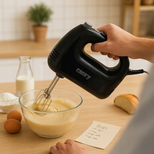 Mikser ręczny robot kuchenny 750W turbo 5 prędkości czarny na Arena.pl
