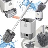 2X Ścienna szczotka do WC szczotka łazienkowa szczotka czyszczenia toalety