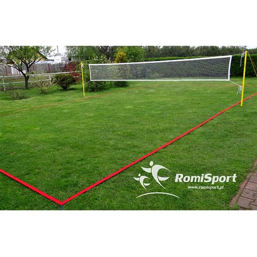 Linie boiska do badmintona REGULOWANE czerwone na Arena.pl