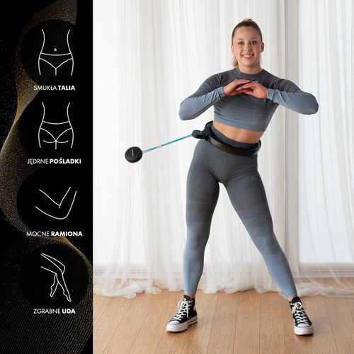 ZESTAW HULA HOP MAGNETYCZNY Z LICZNIKIEM HHM17 HMS PAS BR163 RED na Arena.pl