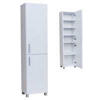 Szafka Słupek łazienkowy front zew. na nóżkach Prawa 422 Biała