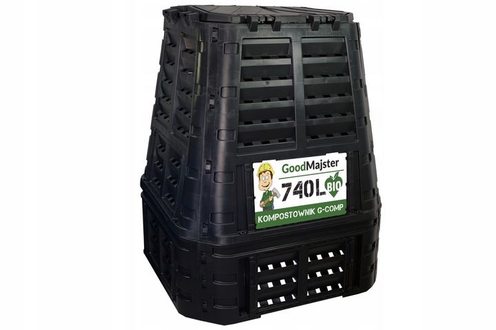 KOMPOSTOWNIK MODUŁOWY 740L CZARNY G-COMP POLSKI zdjęcie 2
