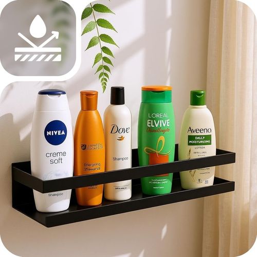 PÓŁKA ŁAZIENKOWA NA KOSMETYKI KUCHENNA CZARNA NA ŚCIANĘ XL 30cm LOFT na Arena.pl