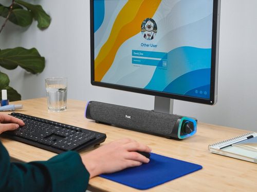 GŁOŚNIK SOUNDBAR KOMPUTEROWY LED USB 12W STEREO KOMPAKTOWY BIUROWY na Arena.pl