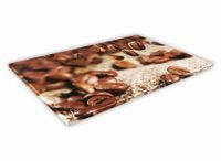 SZKLANA DESKA KUCHENNA 60x20 216c Ziarna kawy