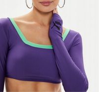 Puma Bluzka DUA LIPA 536634 Fioletowy Slim Fit