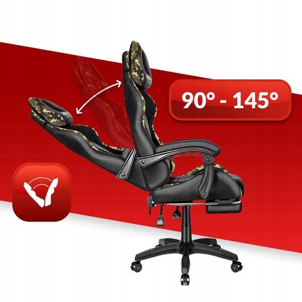 FOTEL GAMINGOWY DLA GRACZA BIUROWY HELL'S zdjęcie 9