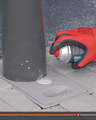 GUMA w sprayu Uszczelniacz do Kominków Okien Dachów BEZBARWNY 400ml Bauhus na Arena.pl