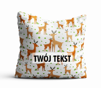 Poduszka DZIECIĘCA z Twoim napisem PD26 jelonki