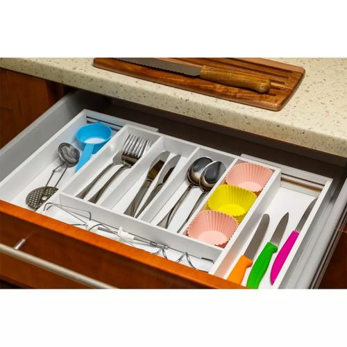 wkład bambusowy do szuflady kinghoff kh-1746 biały na Arena.pl