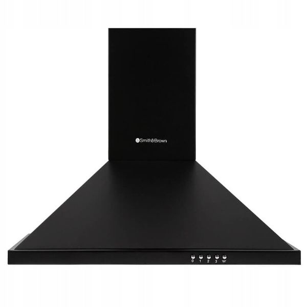 OKAP KUCHENNY KOMINOWY ŚCIENNY 60CM CZARNY LED zdjęcie 11