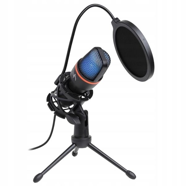 MIKROFON DO KOMPUTERA PC POJEMNOŚCIOWY USB LED RGB zdjęcie 4