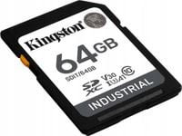 Karta SD Kingston 64GB SDXC Industrial UHS-I U3 V30 A1 pSLC