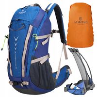 Plecak turystyczny 40l AOKING, niebieski, z miejscem na bukłak