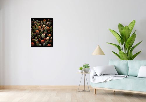 Plakat 50x65cm Ogród Kaktusów na Arena.pl