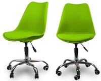 KRZESŁO OBROTOWE FOTEL MŁODZIEŻ DZIECI NOWOCZESNY Kolor: Zielony