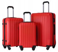 KOMPLET WALIZEK 4 KÓŁKACH WALIZKI ZESTAW Bagaż K03