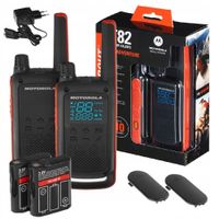 Radiotelefon Krótkofalówka Walkie Talkie Zasięg Do 10Km Motorola T82 2Szt