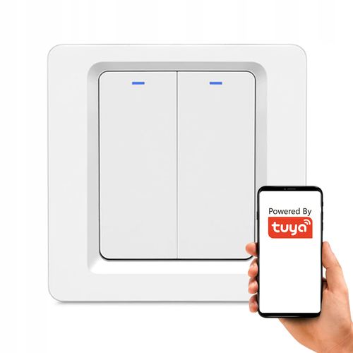 Inteligentny Przełącznik 2 Kanały Opcjonalna Żyła N ZigBee TUYA Smart Life na Arena.pl
