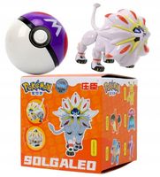 SOLGALEO Pokemon Pokeball BOX + Składana Figurka Pokemony z PL