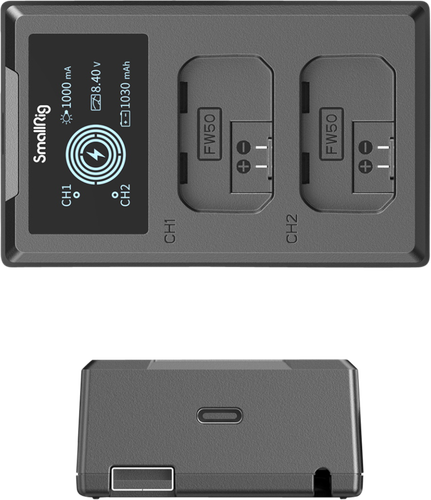 Smallrig 4081- ładowarka do akumulatorów NP-FW50 na Arena.pl