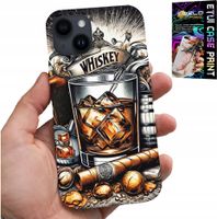 ETUI DO IPHONE 14 - WHISKY CYGARO WZORY DLA MĘŻCZYZN PLECKI