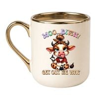 MOO... BITCH! Wzór - Elegant Kremowo-Złoty 330 ml