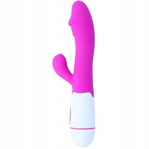 Wibrator Z Silikonu Medycznego Z Stymulatorem Łechtaczki 30 Trybów na Arena.pl