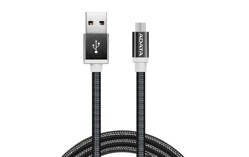 Adata Kabel USB-microUSB 1m Czarny alu-knit na Arena.pl