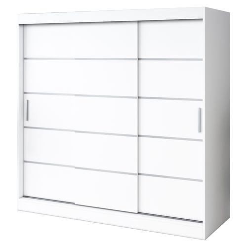 Szafa Przesuwna 200cm NINA Antracyt Garderoba RÓŻNE KONFIGURACJE na Arena.pl