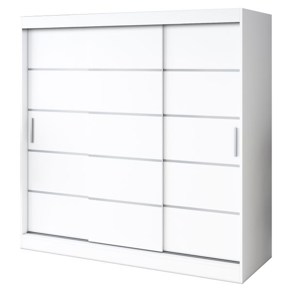 Szafa Przesuwna 200cm NINA Antracyt Garderoba RÓŻNE KONFIGURACJE zdjęcie 3