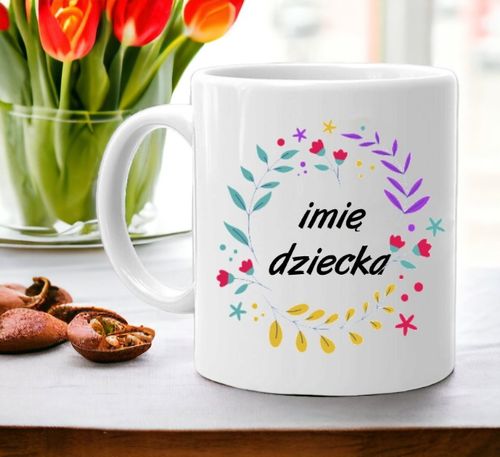 KUBEK Z NADRUKIEM PREZENT DLA CHŁOPCA DZIEWCZYNKI DZIECKA URODZINY WZORY na Arena.pl