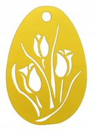 4. Zawieszka ażurowa jajko wiosna TULIPAN kwiat