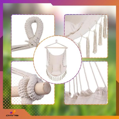 Fotel wiszący krzesło Brazylijskie Huśtawka Hamak Ogrodowy Na Balkon na Arena.pl