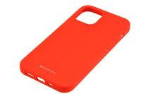 Etui Mercury Goospery Silicone do Apple iPhone 12 / 12 Pro czerwony