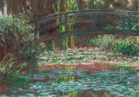 Plakat 100x70cm Water Lily Pond, Monet Vintage do Salonu
