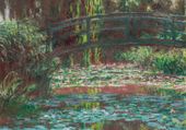 Plakat 100x70cm Water Lily Pond, Monet Vintage do Salonu